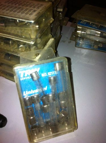 Bulk lot of 50 trw fuses 5 packs of 10 fuses - see description for sizes