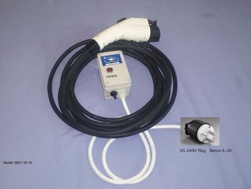 Ev charging station,cord,cable,j1772,evse,current select 16/10amp 110-240 volt