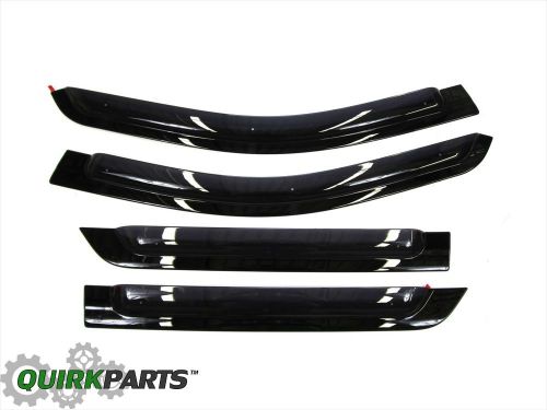 11-16 dodge durango factory mopar vent visors rain guard deflector tinted mopar
