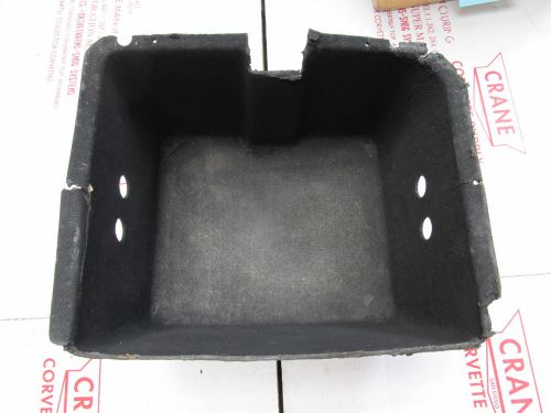 1968-74 corvette  original feltliner cardboard jack storage tray box 6.5&#034; deep