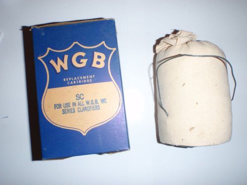 Nos wgb oil filter element w/ original box model sc 1935-1958 autocar &amp; brockway