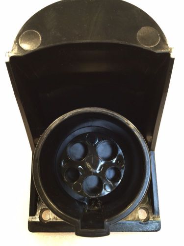 J1772 plug holder - angled entry with cable management