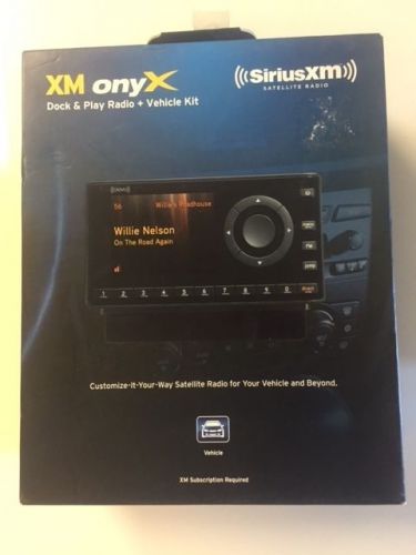 Xm radio sirius satellite radio vehicle car dock play kit  new in box