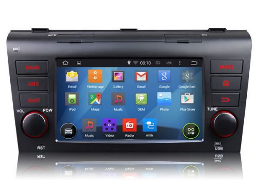 Quad-core 7&#034; android 4.4.4 car stereo gps sat nav bluetooth - mazda3 (2004-2009)