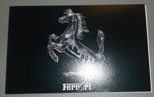 Ferrari 1982 mondial 8 308gtbi 308gtsi advertising brochure manual