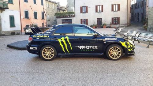 Subaru impreza wrx sti 02 / 08 monster decals stickers adesivi
