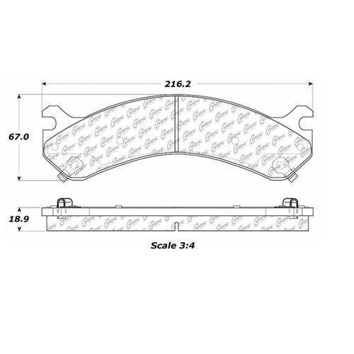 Stoptech 106.09090 disc brake pad