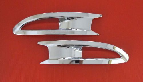 1pr rear bumper fog marker light cover trim for mazda 3 axela mk3 2014-15 sedan