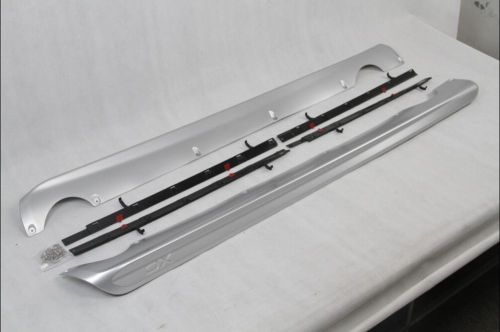 Abs oem plastic fit for volvo xc60 xc 2008-2012 side skirt nerf bar protection