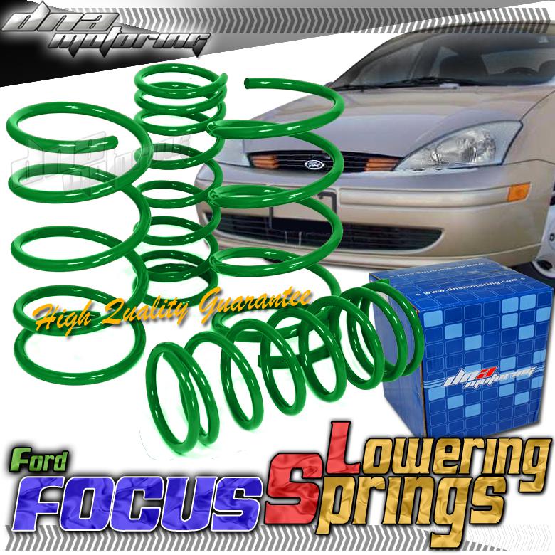Ford focus 2"drop suspension green race lowering spring/springs racing/race