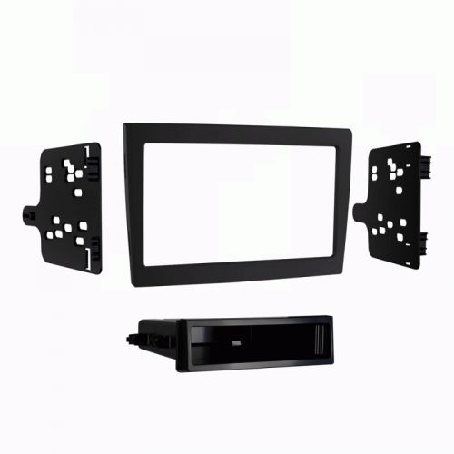 Metra 99-9606b 2007- 2008 porsche vehicle single/double din dash kit - black
