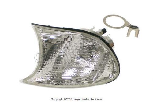 Bmw (2001-2006) turn signal light with white lens front left (driver side) tyc