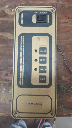 Acugage acu gage rv tank monitor panel toyota sunrader motorhome