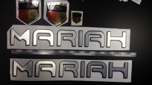 Mariah boat emblem stickers 22&#034; - 56.46 cm