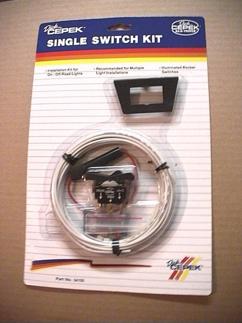 Dick cepek single switch installation kit for on / off-road lights