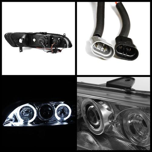 Smoked 98-02 Accord 2/4Dr Dual Halo Projector Headlights Lights Lamps Left+Right, US $94.99, image 2