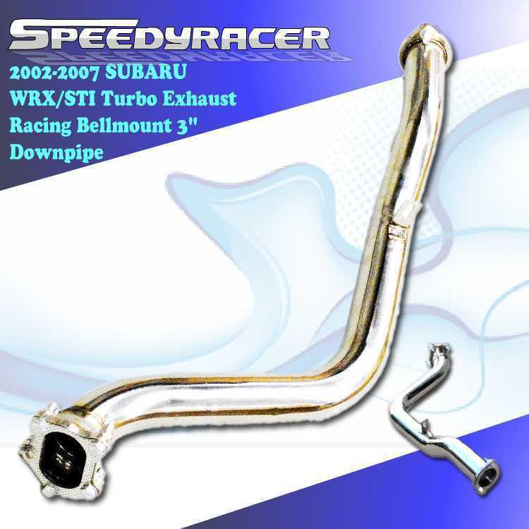 2002-2007 subaru impreza wrx/sti turbo exhaust racing bellmount 3"  downpipe