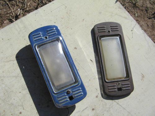 1942 gmc chevrolet truck dome light lens bezel set 1954 works worldwide shipping