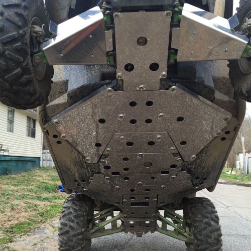 Kawasaki teryx 4 full skid plate front to rear belly plate skid teryx4 all years