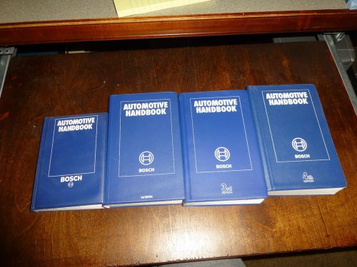 4 bosch automotive handbooks editions 1 -4 electrical instrument pnanel car