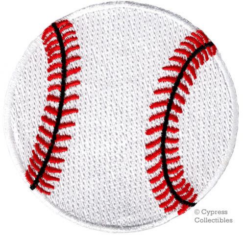 Baseball biker patch new embroidered souvenir iron-on team applique sports new