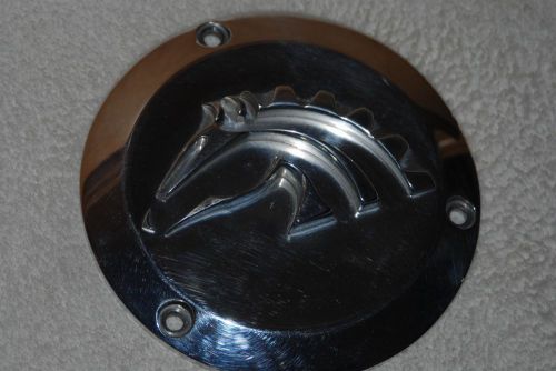 American ironhorse polished 3 hole primary derby clutch cover plate texas choppe