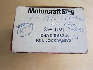 Ford 1973-76 thinderbird cougar ignition lock with keys oem nos
