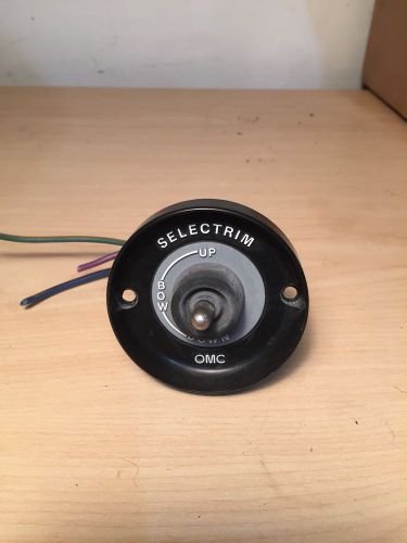 Omc selectrim trim tilt switch / bezel assembly stringer 400 800 cobra