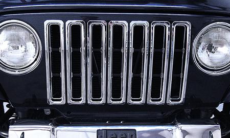 Wrangler rugged ridge grille inserts - 11306.02