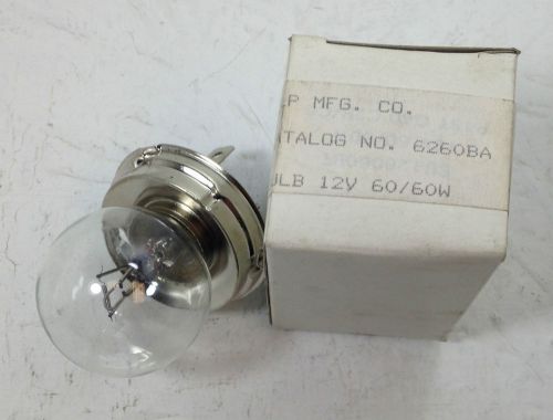 Snowmobile headlight bulb llp brand 12 volts 60 / 60 watts  6260ba new old stock