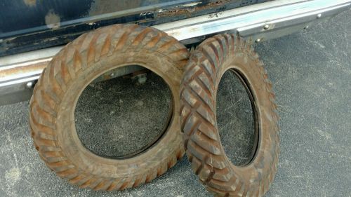 Rare vtg rat rod nos 5.25/5.50-17 tires mud pharis pair mudgripper chevy ford