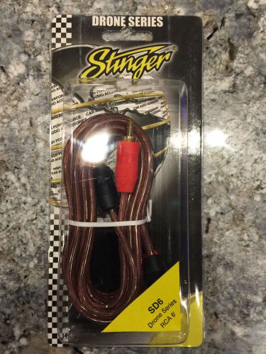 Stinger sd6 drone series 6-foot gold plated rca cable