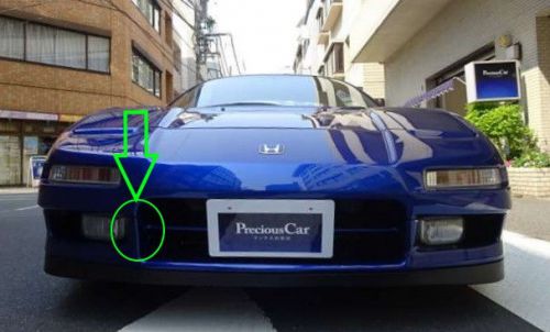 Honda nsx na1 na2 cover fr tacking hook montecarlo blue b66p 71107-sl0-000zp blu