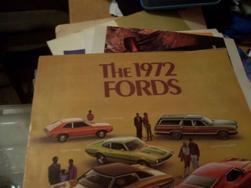 1972 ford full line     brochure