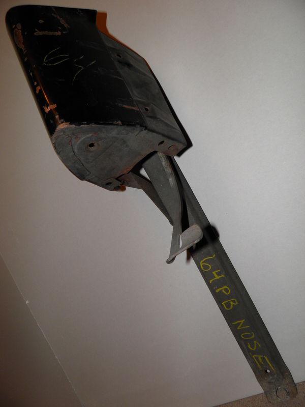 1964 PONTIAC BONNEVILLE CATALINA GP PROBOSCIS SPLIT GRILLE NOSE HOOD LATCH TOWER, US $175.00, image 3