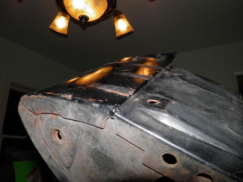 1964 PONTIAC BONNEVILLE CATALINA GP PROBOSCIS SPLIT GRILLE NOSE HOOD LATCH TOWER, US $175.00, image 11