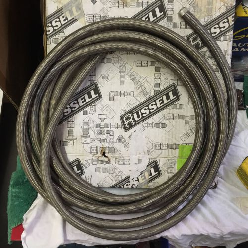 632140 #8x20' russell  proflex braided stainless hose