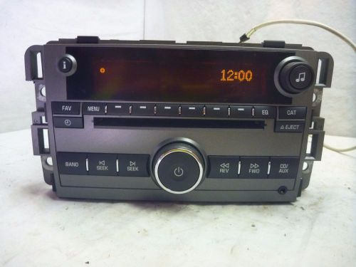 08 09 saturn aura am fm radio cd mp3 player 25866724 s8926