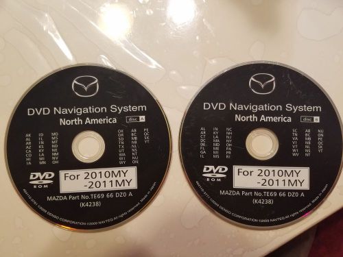 2010 2011 mazda navigation dvd cd map disk a # te69 66 dz0 a (k4238)