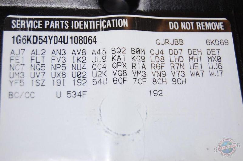 AIR BAG BCM/ECU DEVILLE 749902 04 AIRBAG ECU GD BAGS 12229300, US $119.99, image 11