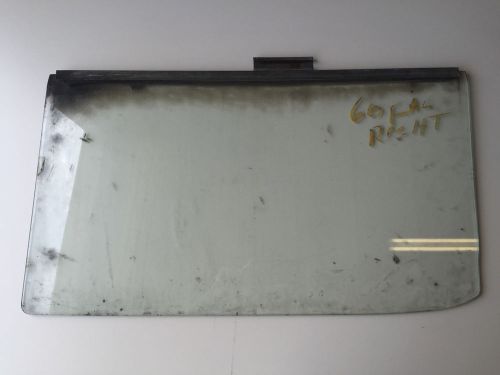 1960 ford falcon right door window glass with channel
