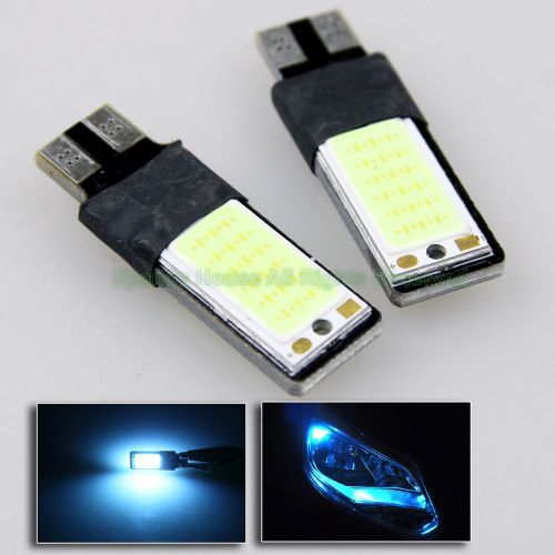 2pc jdm bright ice blue 36-led cob performance t10 194 168 w5w light bulbs diy
