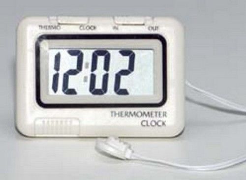 Rv trailer camper prime products thermometer/clock 12-3025