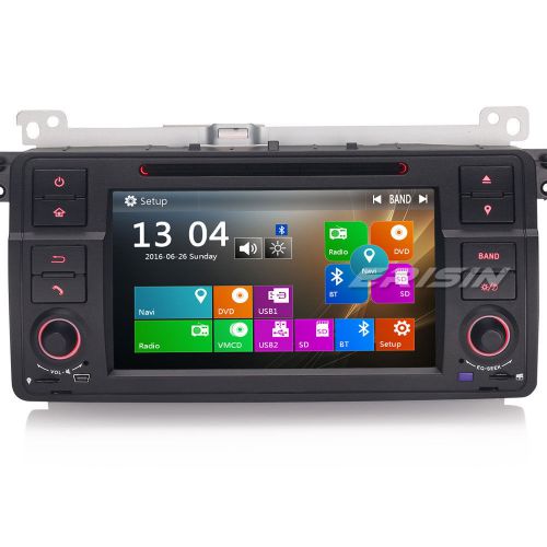 7" hd car dvd radio gps 3g dvr-in 1080p vmcd iphone for bmw 3er e46 mg zt 7162mo