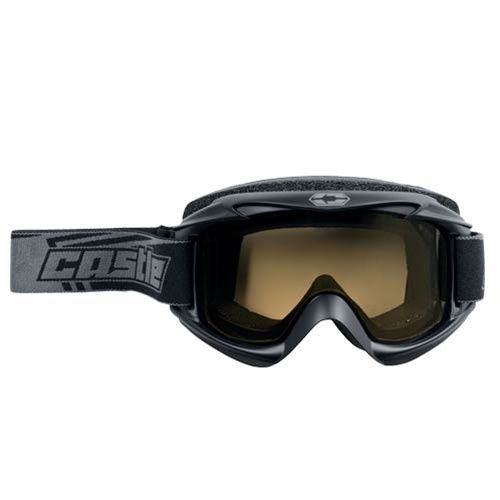 2013 castle launch snowmobile goggles - matte black