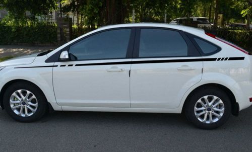 Car decal vinyl graphics side sticker body decals stripe for foucs #cb132