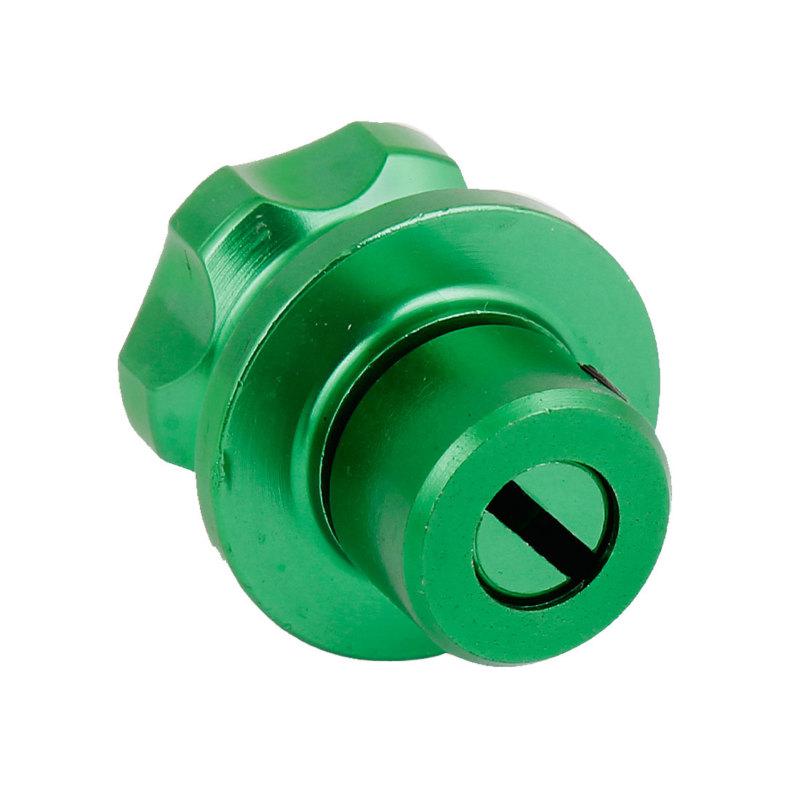 Motorbike motorcycle metal safe security key lock head spare parts green