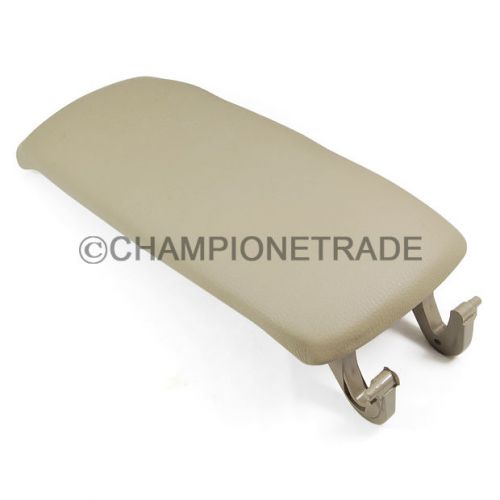 Beige leather car center console armrest cover lid for audi a6 2000 2004 2005 ct