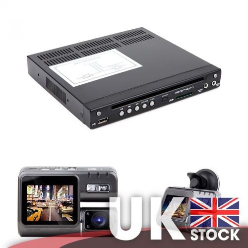 Half-din in dash car player with built-in sd/usb port + 2" lcd hd dashcam