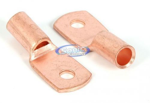 Xscorpion crt8.10p 2 piece 8 awg copper ring terminals #10
